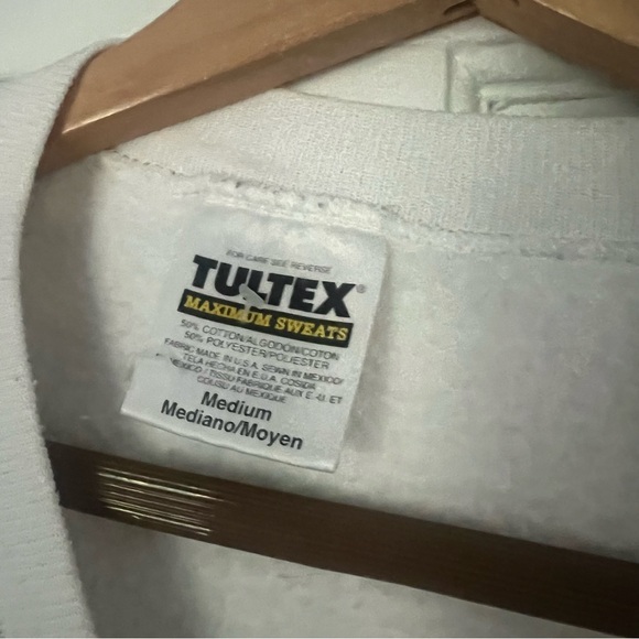 VINTAGE SAN FRANCISCO White Sweatshirt Size Medium - Picture 8 of 8